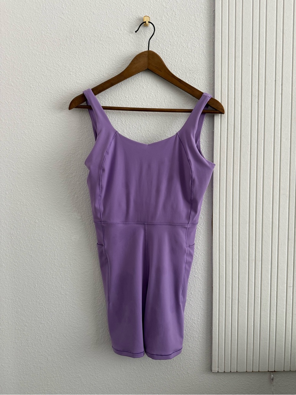 CALIA Inspire Light Purple Shorts Bodysuit Romper